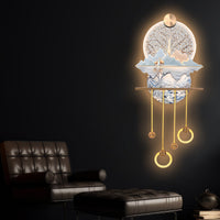Mystic Woodland Crystal Glass Backlit LED Wall Art