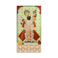 Nathdwara Shrinathji Pichwai Canvas Wall Painting | Indian Religious Wall Décor Art