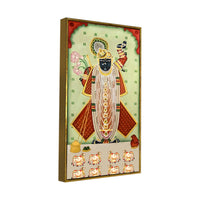 Nathdwara Shrinathji Pichwai Canvas Wall Painting | Indian Religious Wall Décor Art