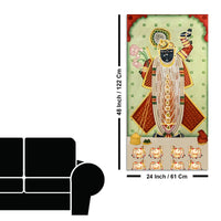Nathdwara Shrinathji Pichwai Canvas Wall Painting | Indian Religious Wall Décor Art