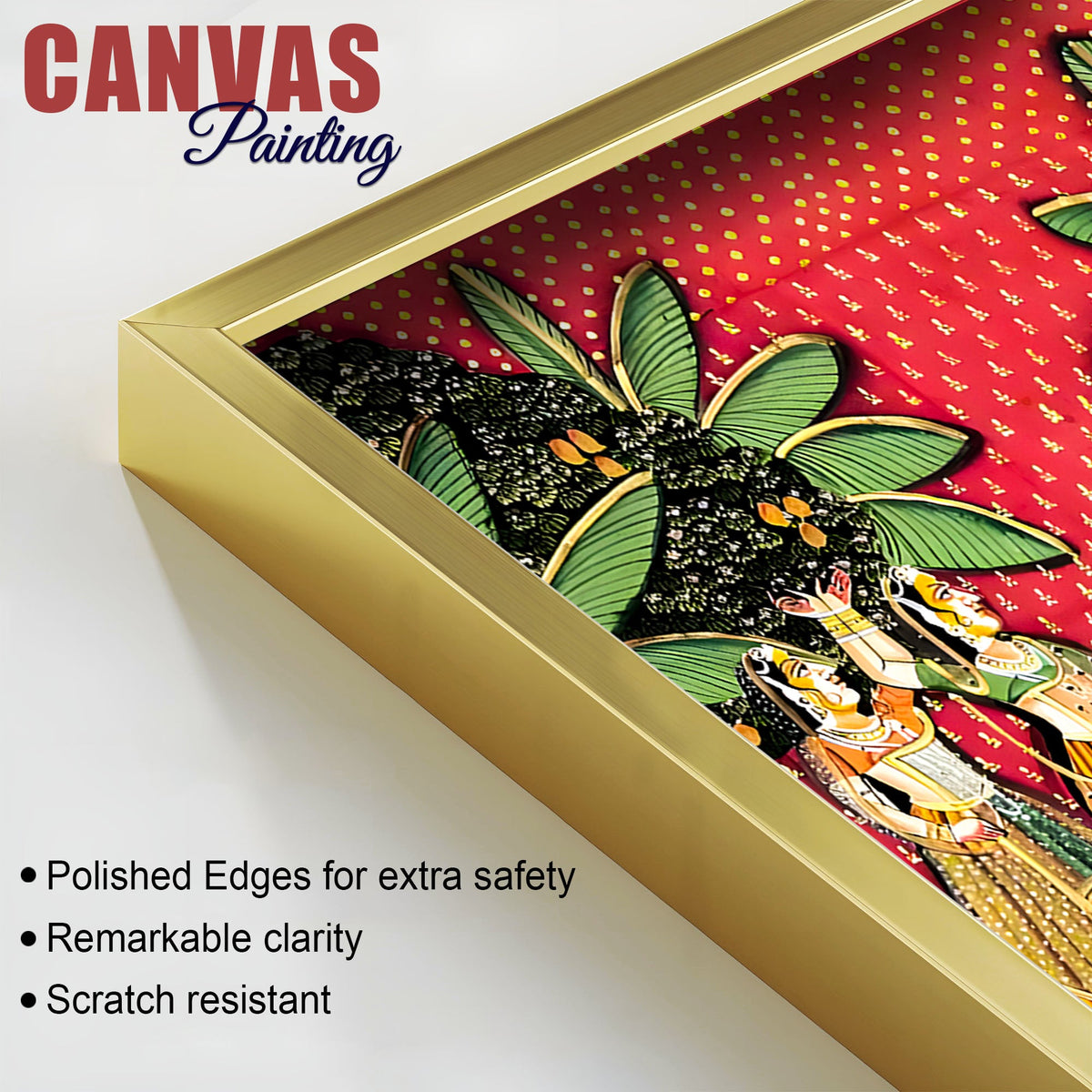 Nathdwara Shrinathji Pichwai Style Canvas Painting | Traditional Decor