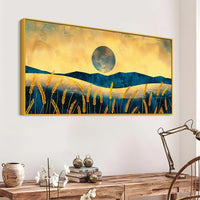 Nature Abstract Wheat Field Canvas Wall Painting