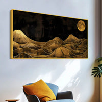 Nature Decor Mountain Canvas Wall Painting for Modern Décor