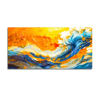 Ocean Wave Wall Art Painting for Designer Homes