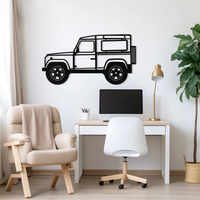 Off Road SUV Jeep Metal Wall Art for Living Room Decor
