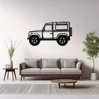 Off Road SUV Jeep Metal Wall Art for Living Room Decor