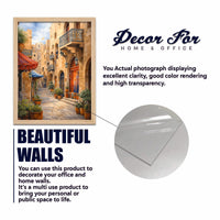 Old Town Street Wall Frame Set of Four