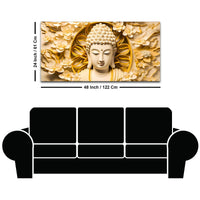 Peaceful Buddha Canvas Wall Painting for Home Decoration