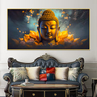 Peaceful Buddha Wall Painting for Modern Interiors