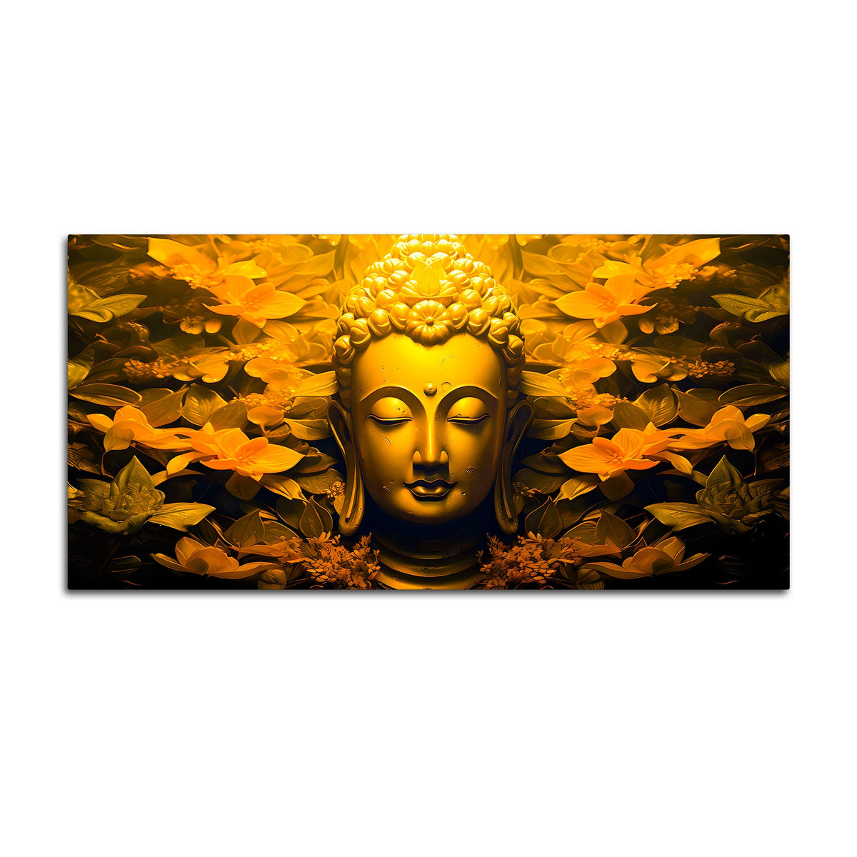Peaceful Buddha Wall Painting for Room Décor