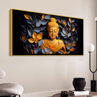 Peaceful Gautam Buddha Canvas Painting for Serene Home Décor
