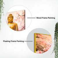 Peaceful Lord Buddha Wall Painting for Spiritual Interiors