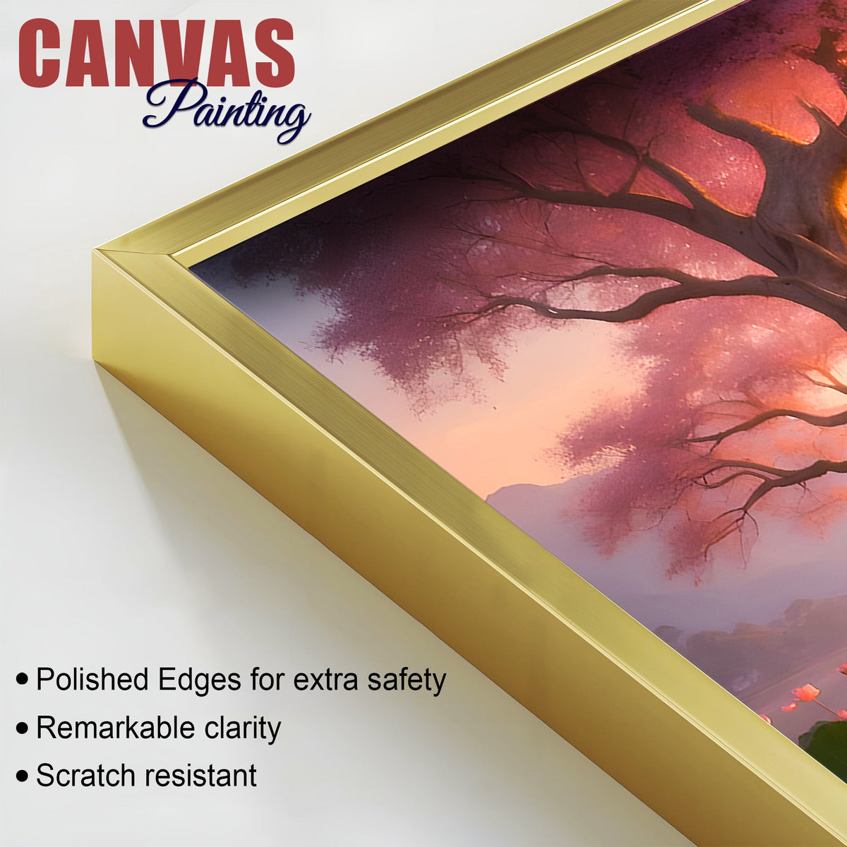 Peaceful Spiritual Buddha Decorative Painting for Home & Office