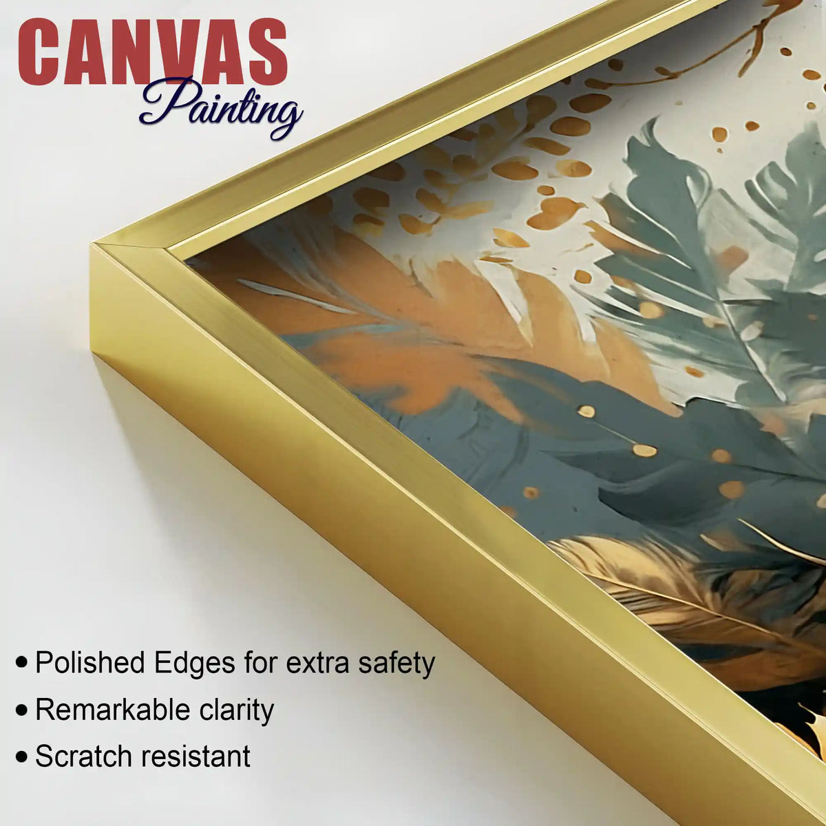 Peacock Nature Canvas Wall Abstract Painting
