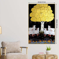 Pichwai Cow Canvas Painting | Ethnic Indian Décor