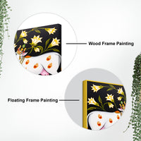 Pichwai Shrinath ji Face Painting | Sacred Cow Spiritual Wall Art