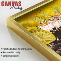 Pichwai Krishna with Sacred Cows Canvas Painting | Traditional Indian Wall Art
