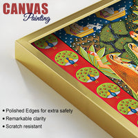 Pichwai Shreenathji Krishna Canvas Wall Painting