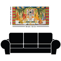 Pichwai Shreenathji Krishna Canvas Wall Painting