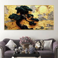 Premium Abstract Canvas Painting for Living Room Wall Decor