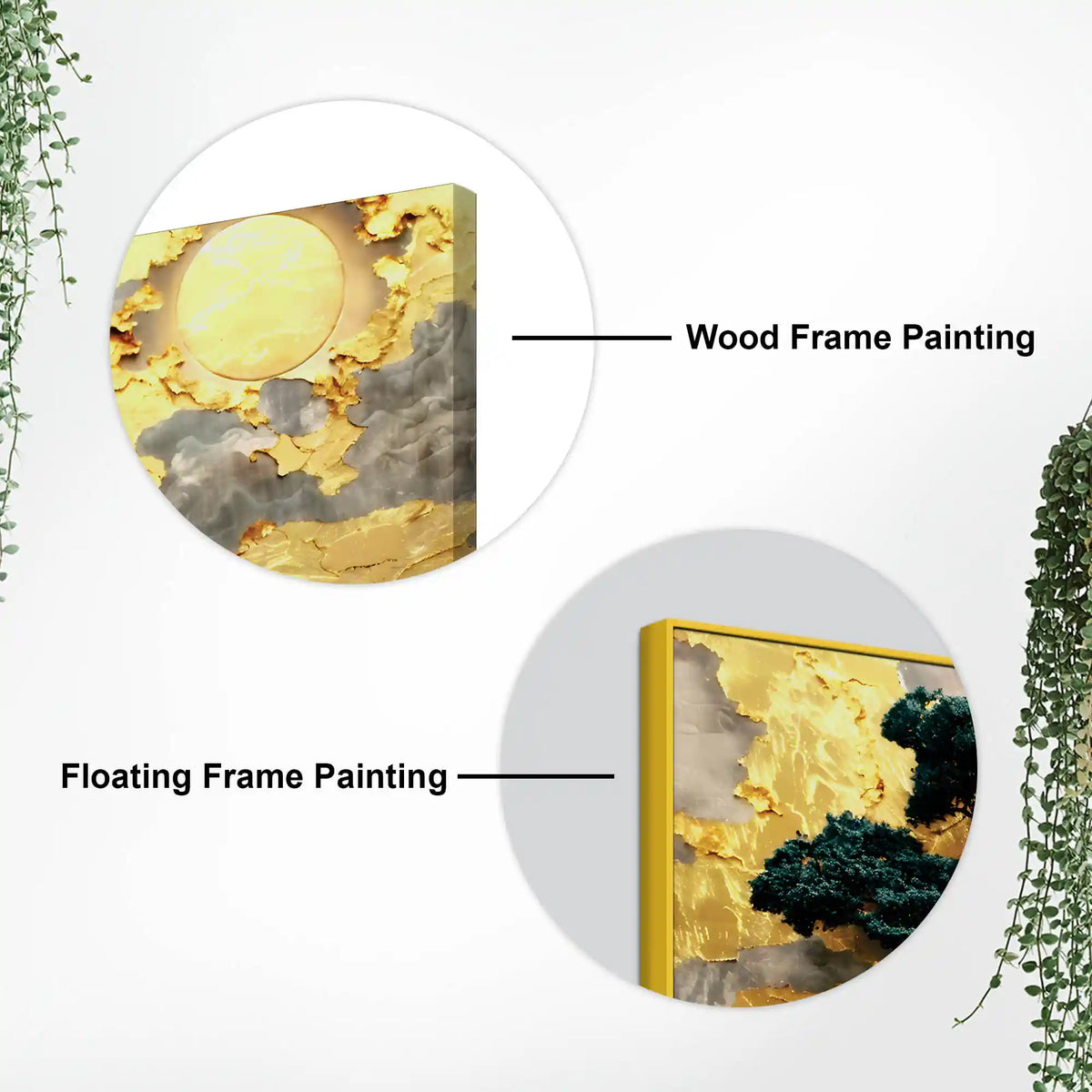 Premium Abstract Canvas Painting for Living Room Wall Decor