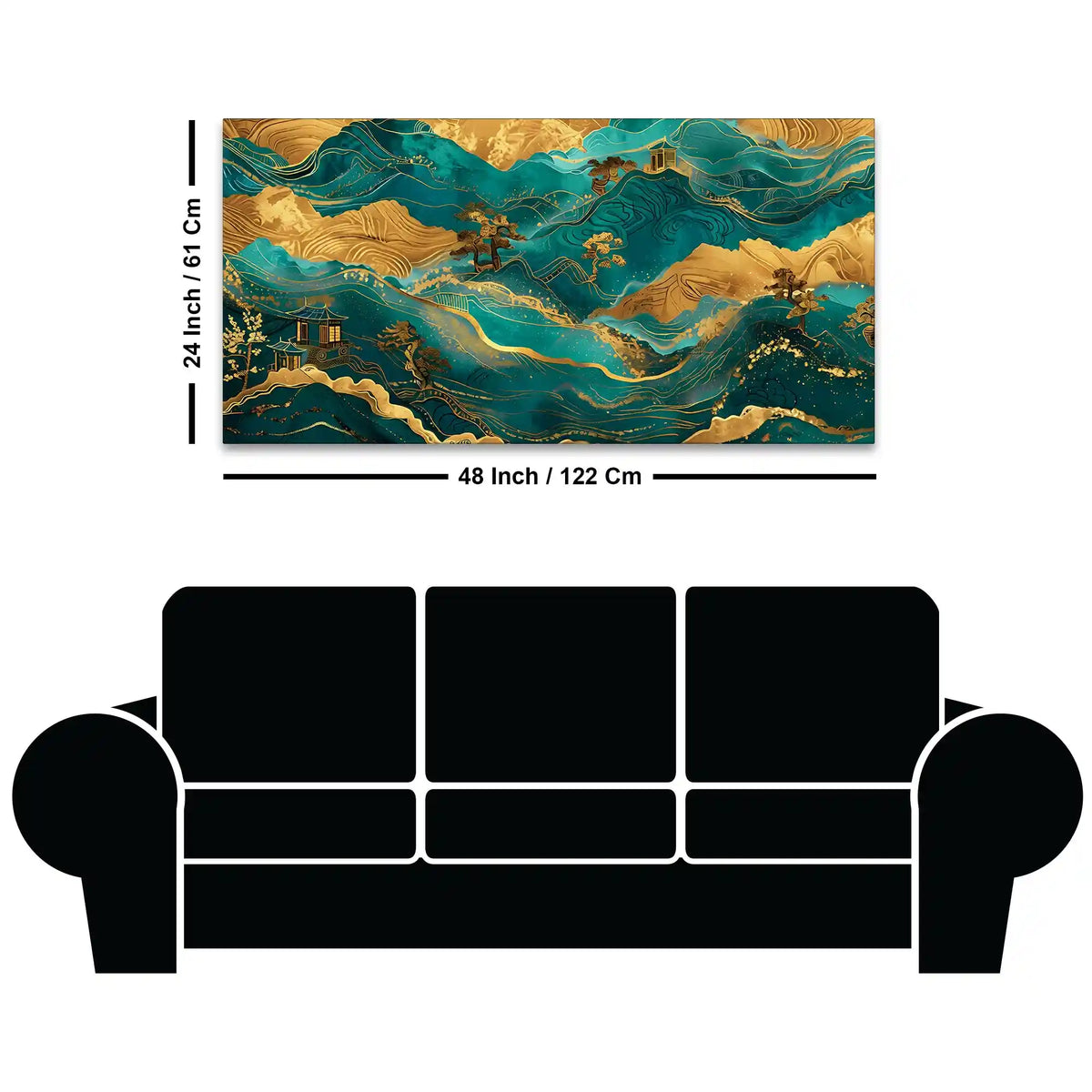 Premium Abstract Canvas Wall Décor Painting