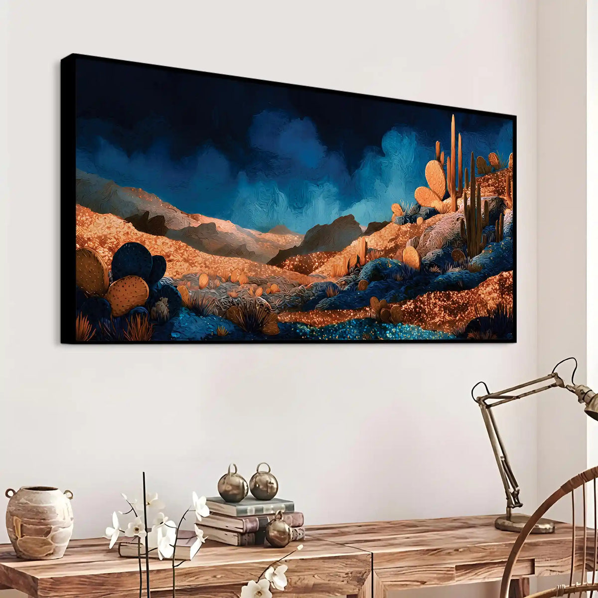Premium Abstract Desert Canvas Wall Art Painting