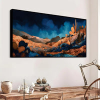 Premium Abstract Desert Canvas Wall Art Painting