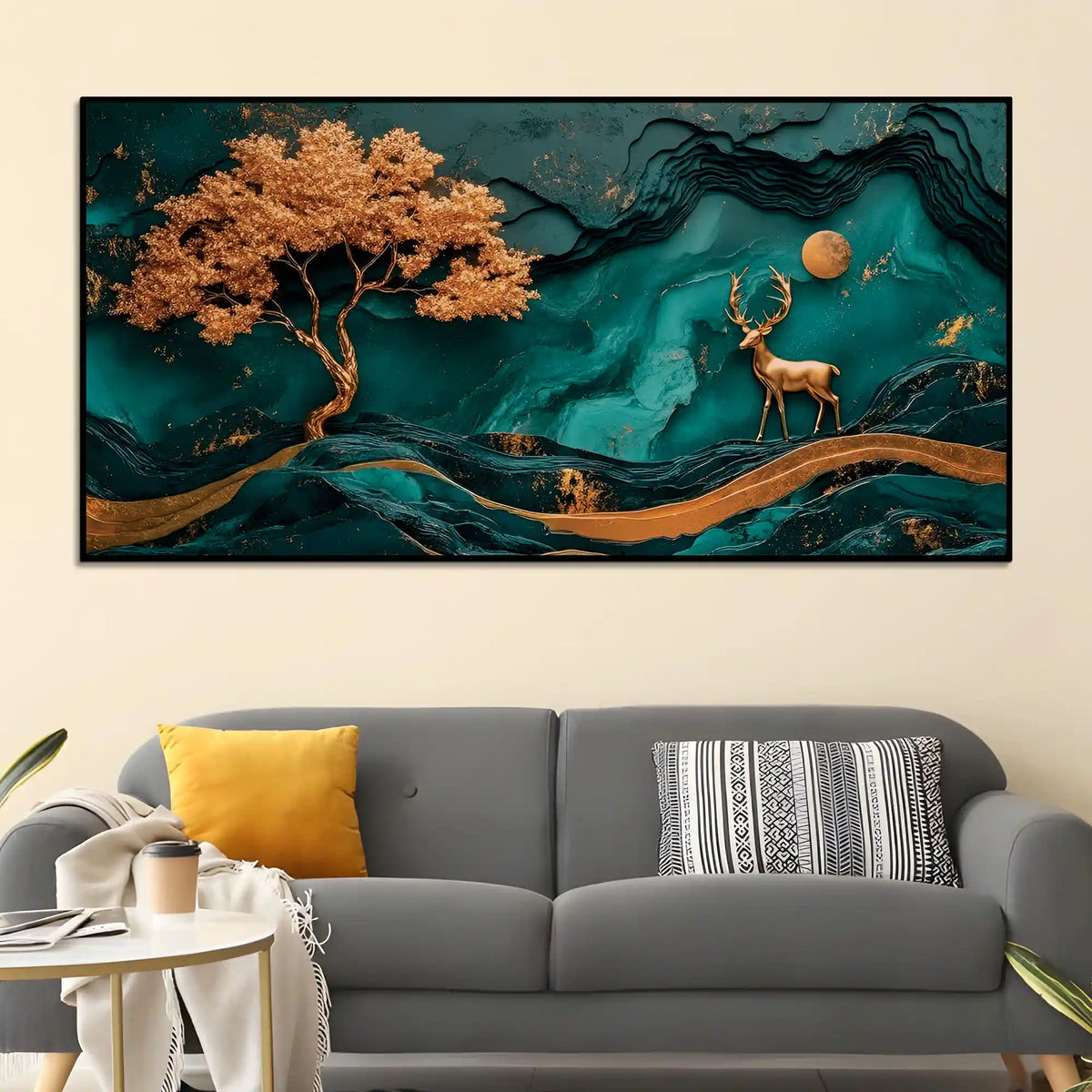 Premium Abstract Home Décor Canvas Wall Painting