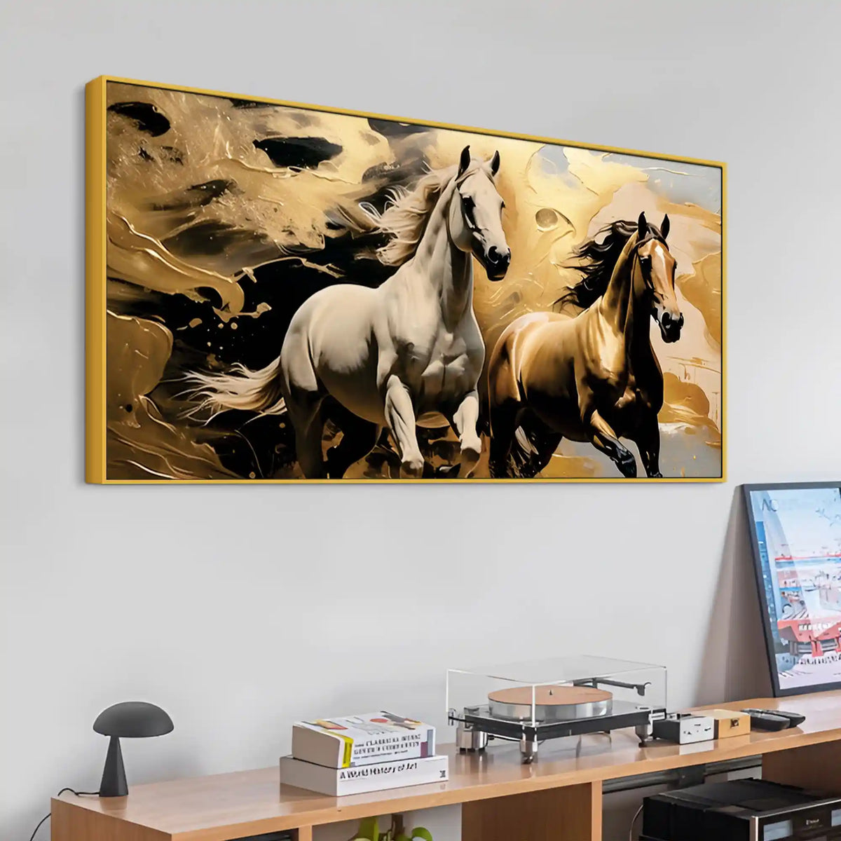 Premium Abstract Horse Canvas Wall Painting