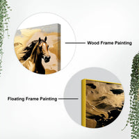 Premium Abstract Horse Canvas Wall Painting