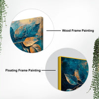 Premium Abstract Leaf Canvas Painting for Modern Home