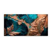 Premium Abstract Leaves Canvas Wall Painting