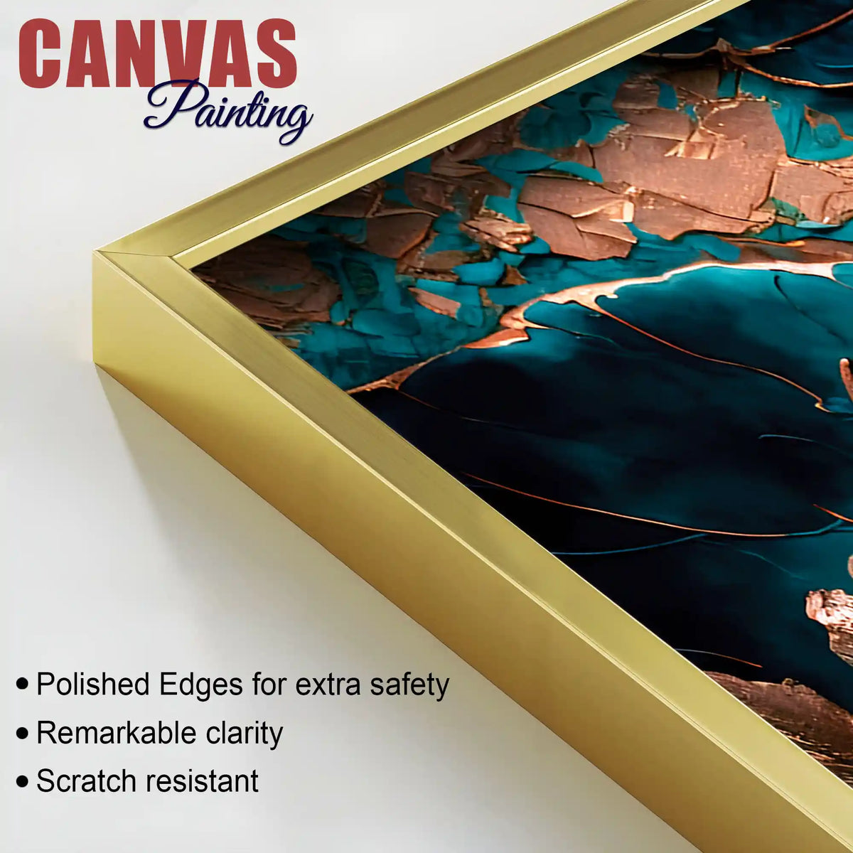 Premium Abstract Leaves Canvas Wall Painting