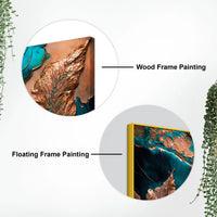 Premium Abstract Leaves Canvas Wall Painting