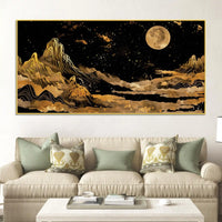 Premium Abstract Mountain Canvas Modern Painting