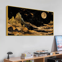 Premium Abstract Mountain Canvas Modern Painting
