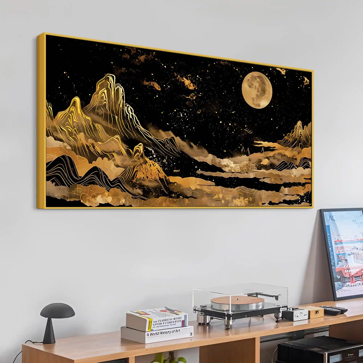 Premium Abstract Mountain Canvas Modern Painting