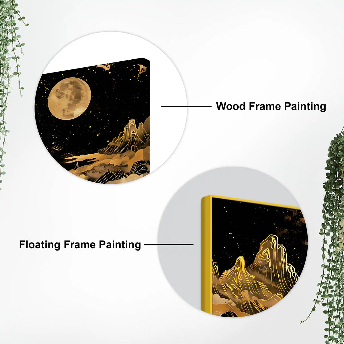 Premium Abstract Mountain Canvas Modern Painting