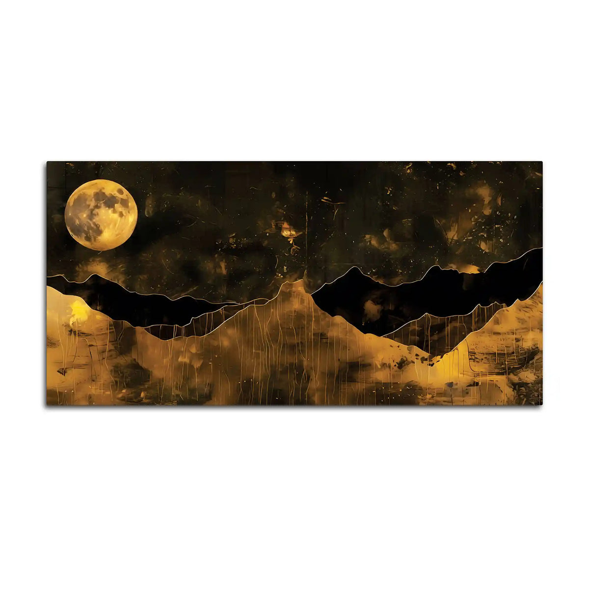 Premium Abstract Mountain Canvas Painting  for Luxury Décor