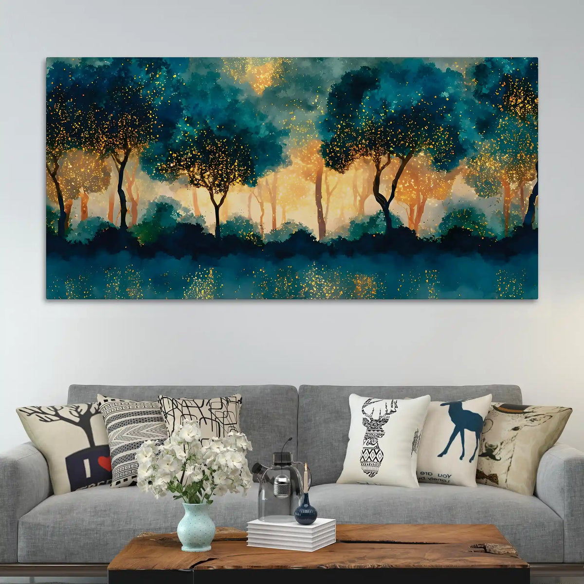 Premium Abstract Nature Canvas Painting for Home & Office Décor