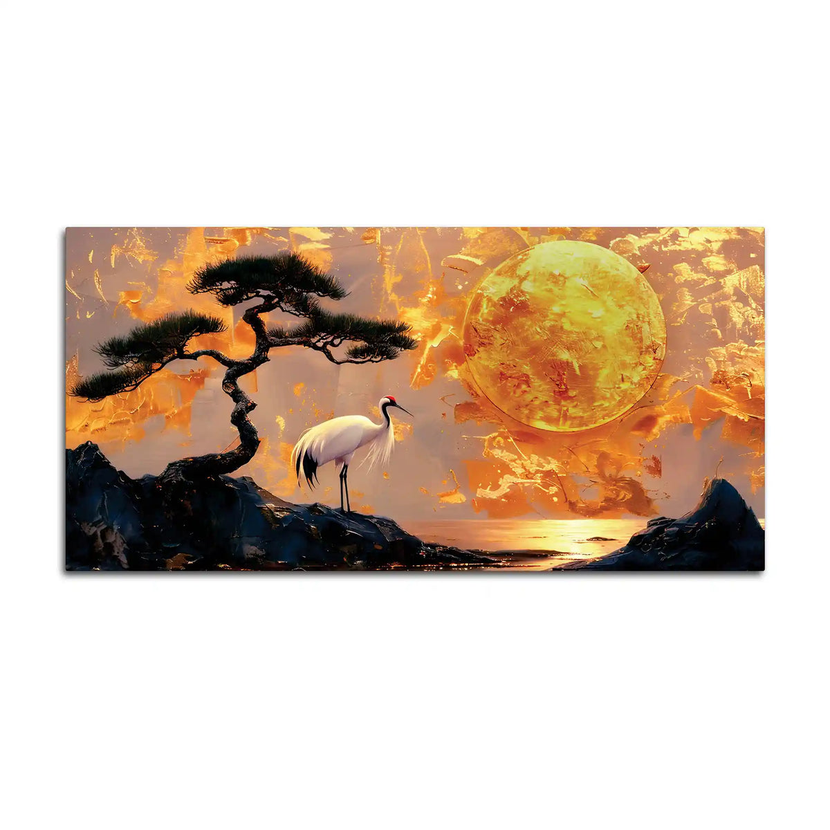 Premium Abstract Nature Canvas Wall Art Painting for Living Room