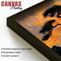 Premium Abstract Nature Canvas Wall Art Painting for Living Room