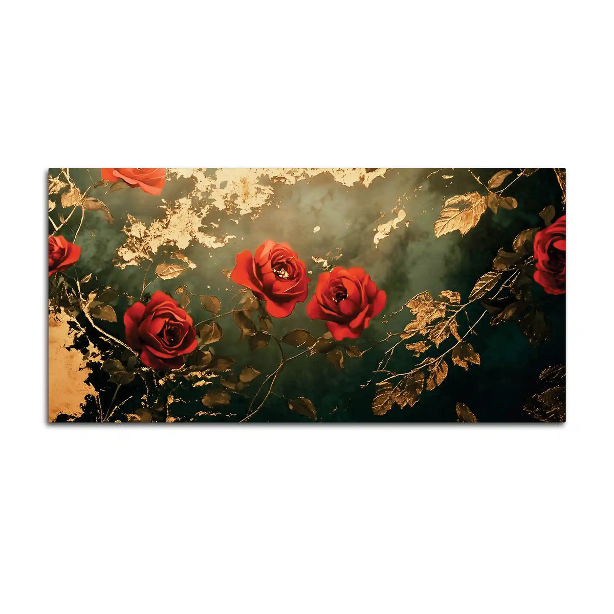 Premium Abstract Rose Canvas Painting for Living Room