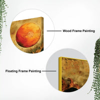 Premium Abstract Sun Canvas Wall Painting