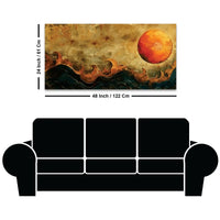 Premium Abstract Sun Canvas Wall Painting