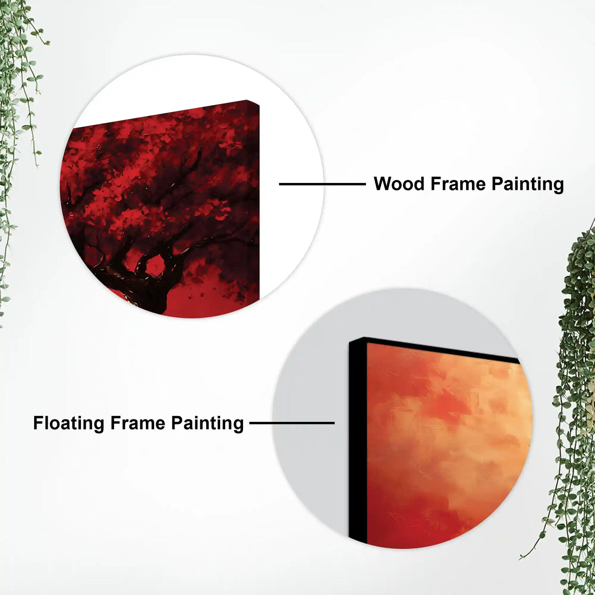 Premium Abstract Tree Canvas Painting for Office & Home Décor