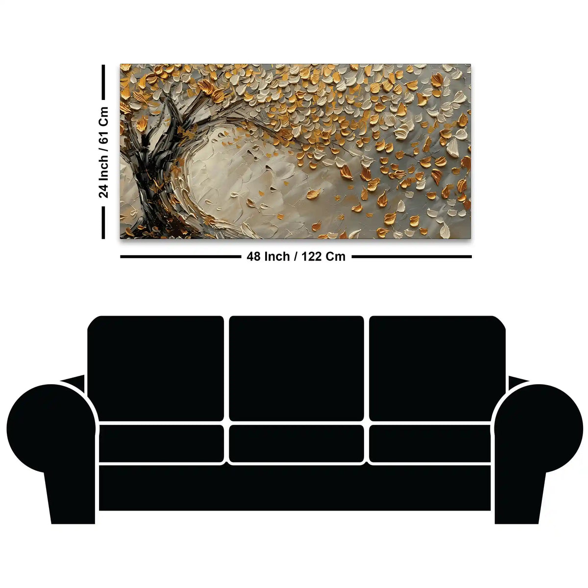 Premium Abstract Tree Canvas Painting for Stylish Home