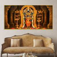 Premium Balaji Canvas Painting for Home Temple