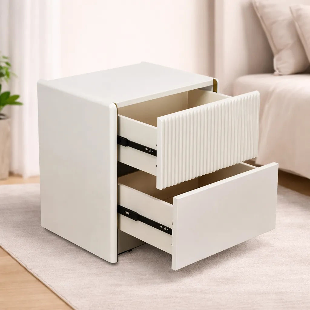 Premium Bedside Table with Storage Drawer – Bedroom Side Table